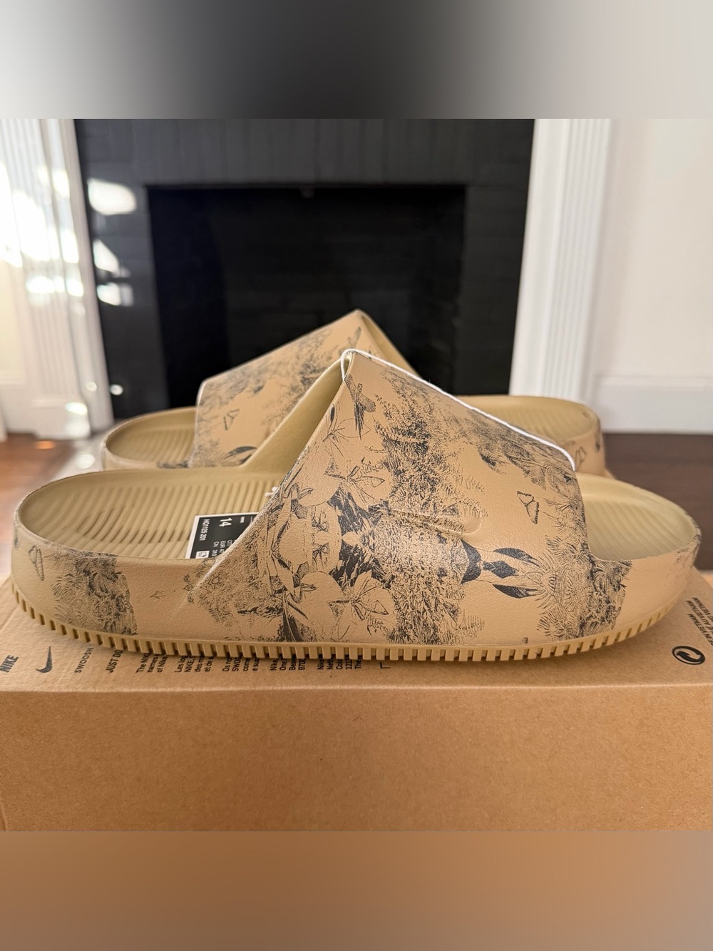 Nike Calm Slide “Printed - Wildlife” - Mens Size 13 - (HQ1125-201)